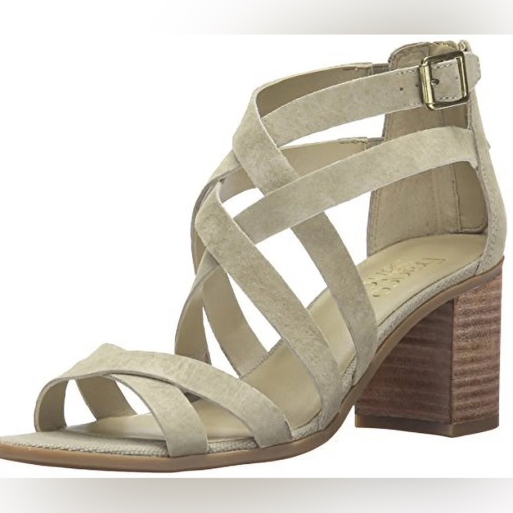 Franco Sarto Suede Strappy Heel